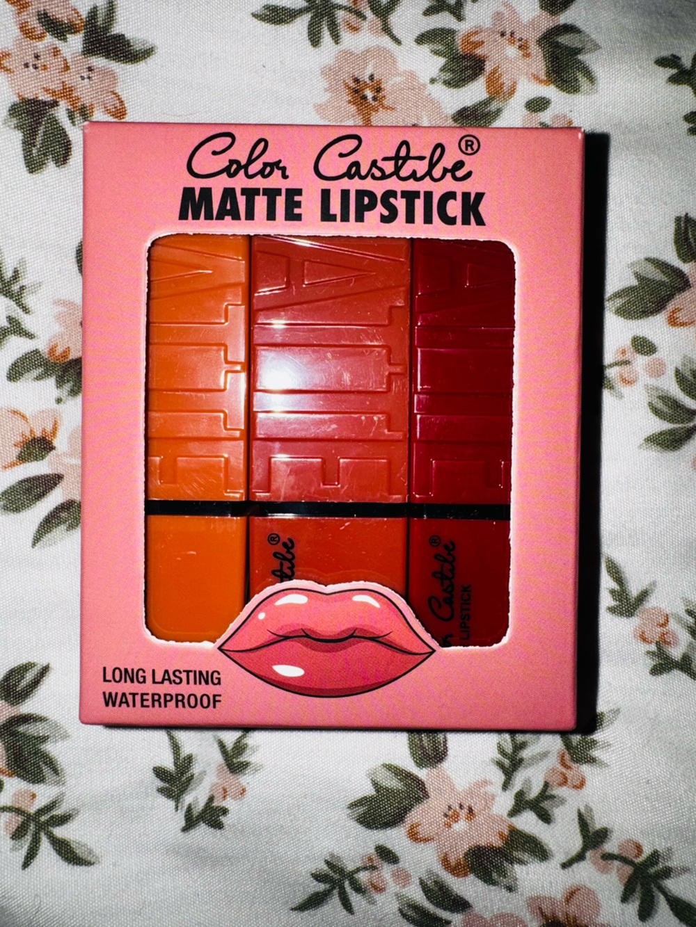 Long Lasting Waterproof- Matte Lipstick Set – color castibe- exp 2030- NIB